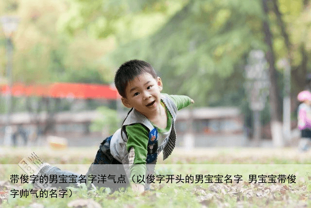 带俊字的男宝宝名字洋气点（以俊字开头的男宝宝名字 男宝宝带俊字帅气的名字）
