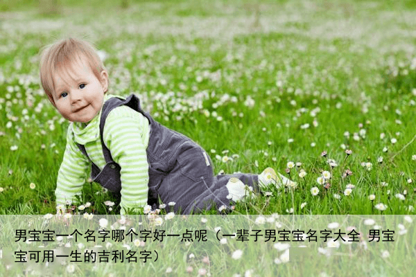男宝宝一个名字哪个字好一点呢（一辈子男宝宝名字大全 男宝宝可用一生的吉利名字）