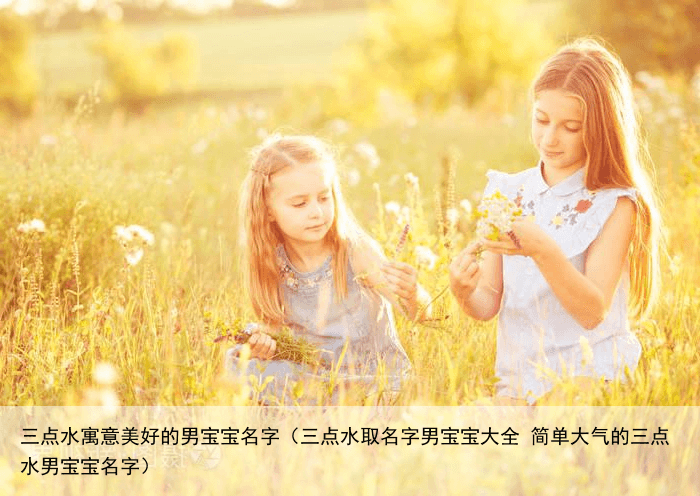 三点水寓意美好的男宝宝名字（三点水取名字男宝宝大全 简单大气的三点水男宝宝名字）