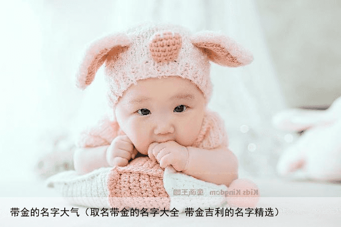 带金的名字大气（取名带金的名字大全 带金吉利的名字精选）