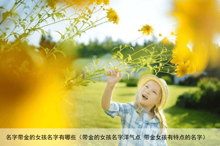 名字带金的女孩名字有哪些（带金的女孩名字洋气点 带金女孩有特点的名字）