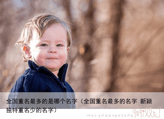 全国重名最多的是哪个名字（全国重名最多的名字 新颖独特重名少的名字）