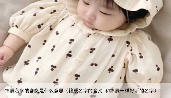 锦辰名字的含义是什么意思（锦辰名字的含义 和锦辰一样好听的名字）