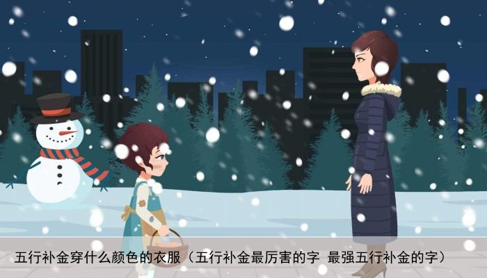 五行补金穿什么颜色的衣服（五行补金最厉害的字 最强五行补金的字）