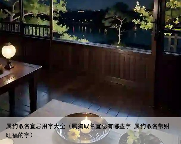 属狗取名宜忌用字大全（属狗取名宜忌有哪些字 属狗取名带财旺福的字）