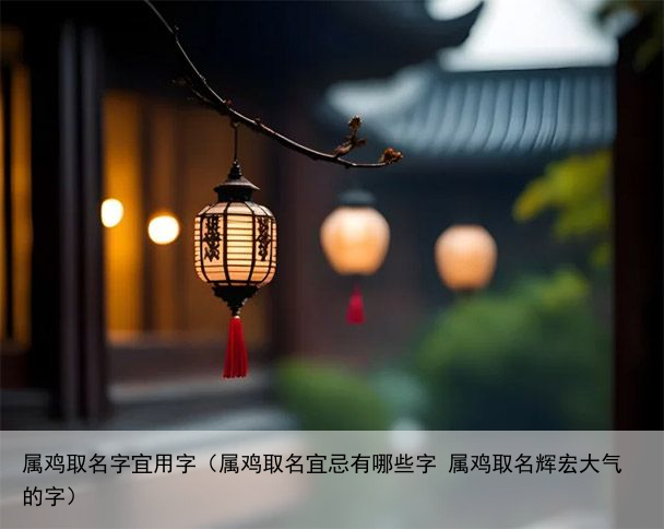 属鸡取名字宜用字（属鸡取名宜忌有哪些字 属鸡取名辉宏大气的字）