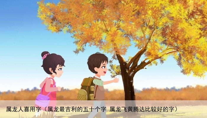 属龙人喜用字（属龙最吉利的五十个字 属龙飞黄腾达比较好的字）