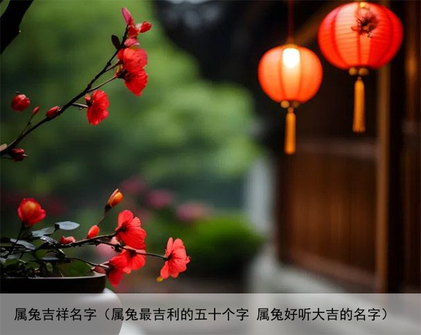 属兔吉祥名字（属兔最吉利的五十个字 属兔好听大吉的名字）