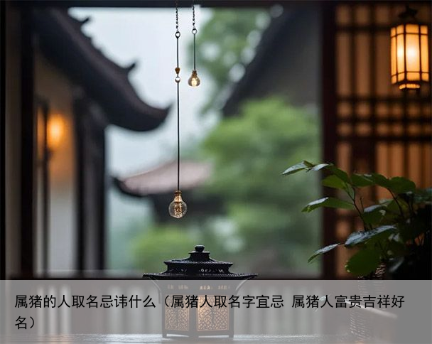 属猪的人取名忌讳什么（属猪人取名字宜忌 属猪人富贵吉祥好名）