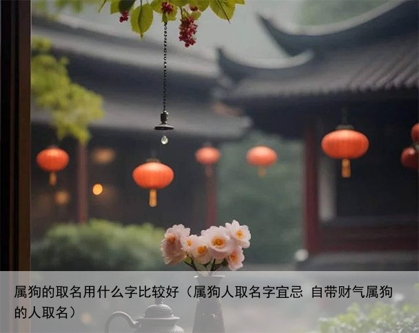 属狗的取名用什么字比较好（属狗人取名字宜忌 自带财气属狗的人取名）