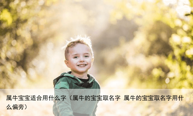 属牛宝宝适合用什么字（属牛的宝宝取名字 属牛的宝宝取名字用什么偏旁）