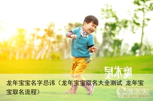 龙年宝宝名字忌讳（龙年宝宝取名大全测试 龙年宝宝取名流程）