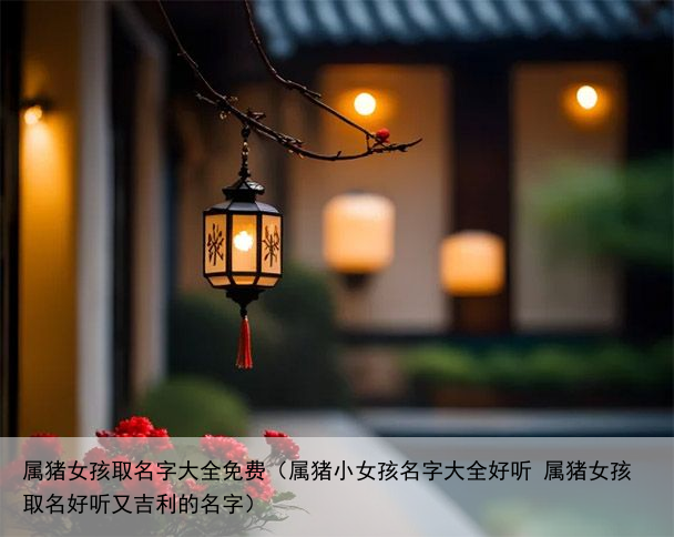 属猪女孩取名字大全免费（属猪小女孩名字大全好听 属猪女孩取名好听又吉利的名字）