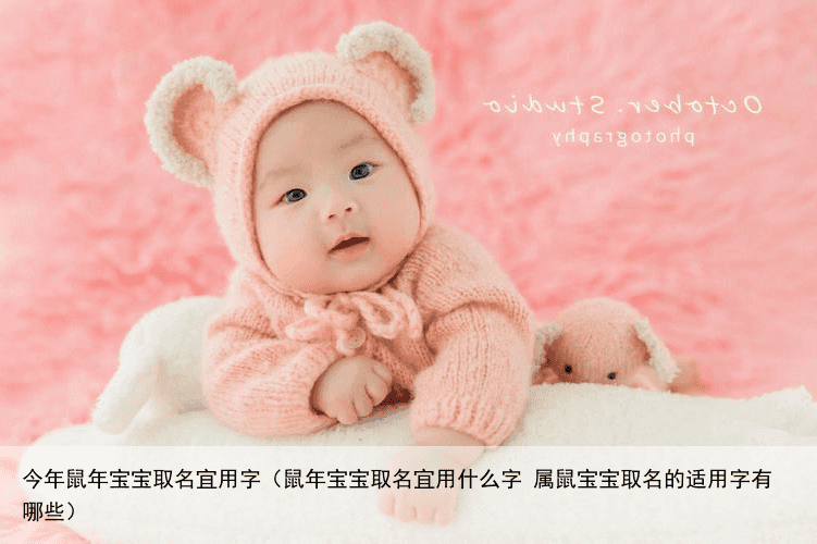 今年鼠年宝宝取名宜用字（鼠年宝宝取名宜用什么字 属鼠宝宝取名的适用字有哪些）