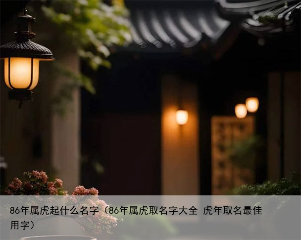 86年属虎起什么名字（86年属虎取名字大全 虎年取名最佳用字）