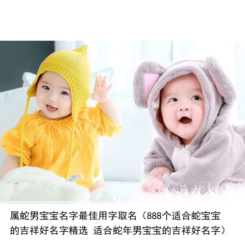 属蛇男宝宝名字最佳用字取名（888个适合蛇宝宝的吉祥好名字精选 适合蛇年男宝宝的吉祥好名字）