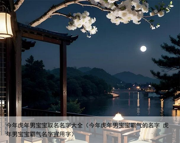 今年虎年男宝宝取名名字大全（今年虎年男宝宝霸气的名字 虎年男宝宝霸气名字宜用字）