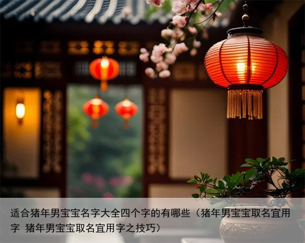 适合猪年男宝宝名字大全四个字的有哪些（猪年男宝宝取名宜用字 猪年男宝宝取名宜用字之技巧）